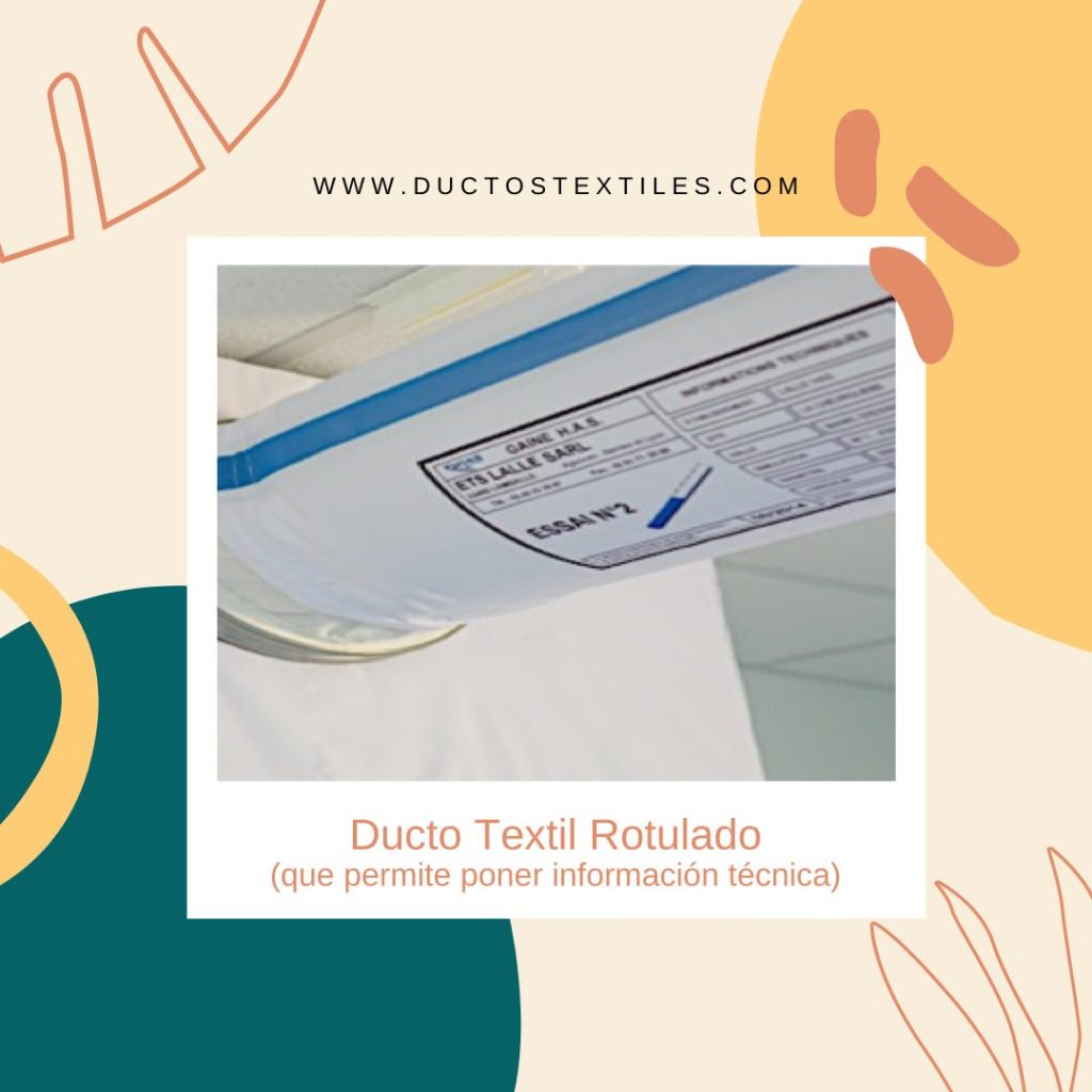 Ducto rotulado www.ductostextiles.com (instagram)